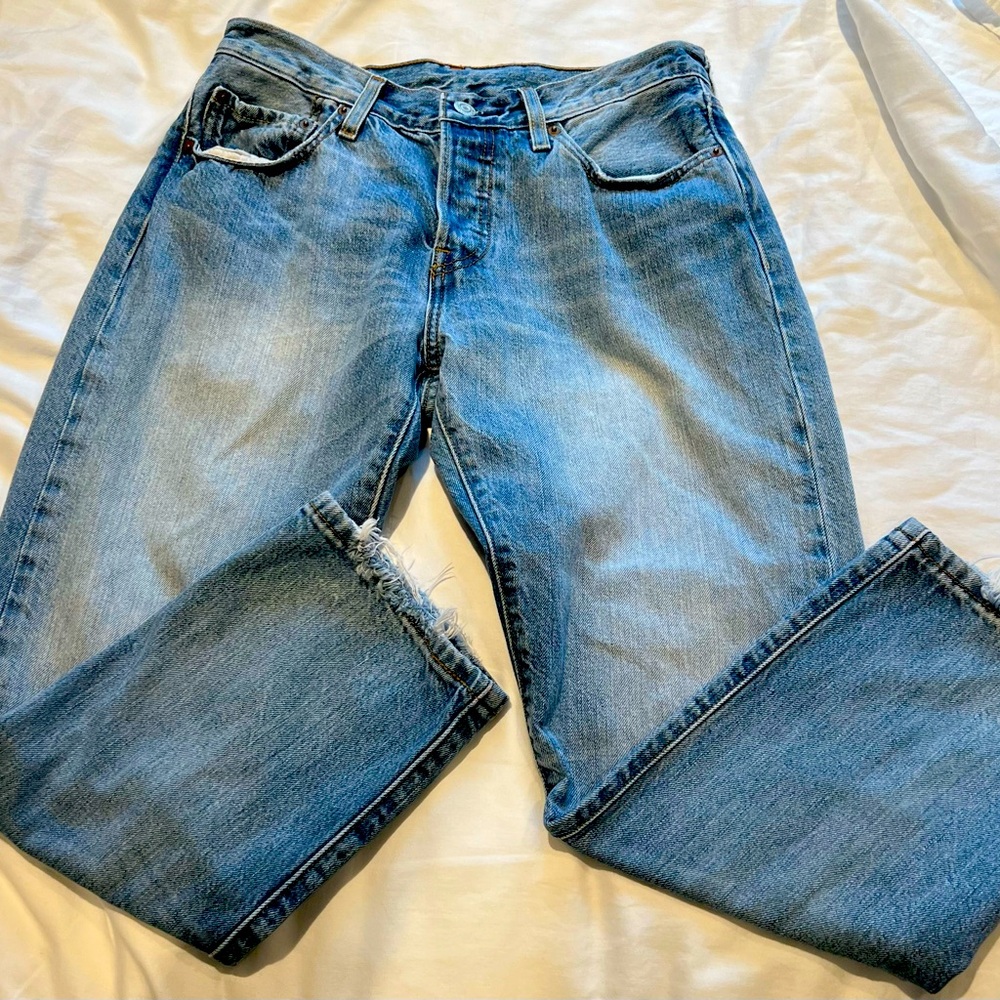 Vintage cropped 501 jeans